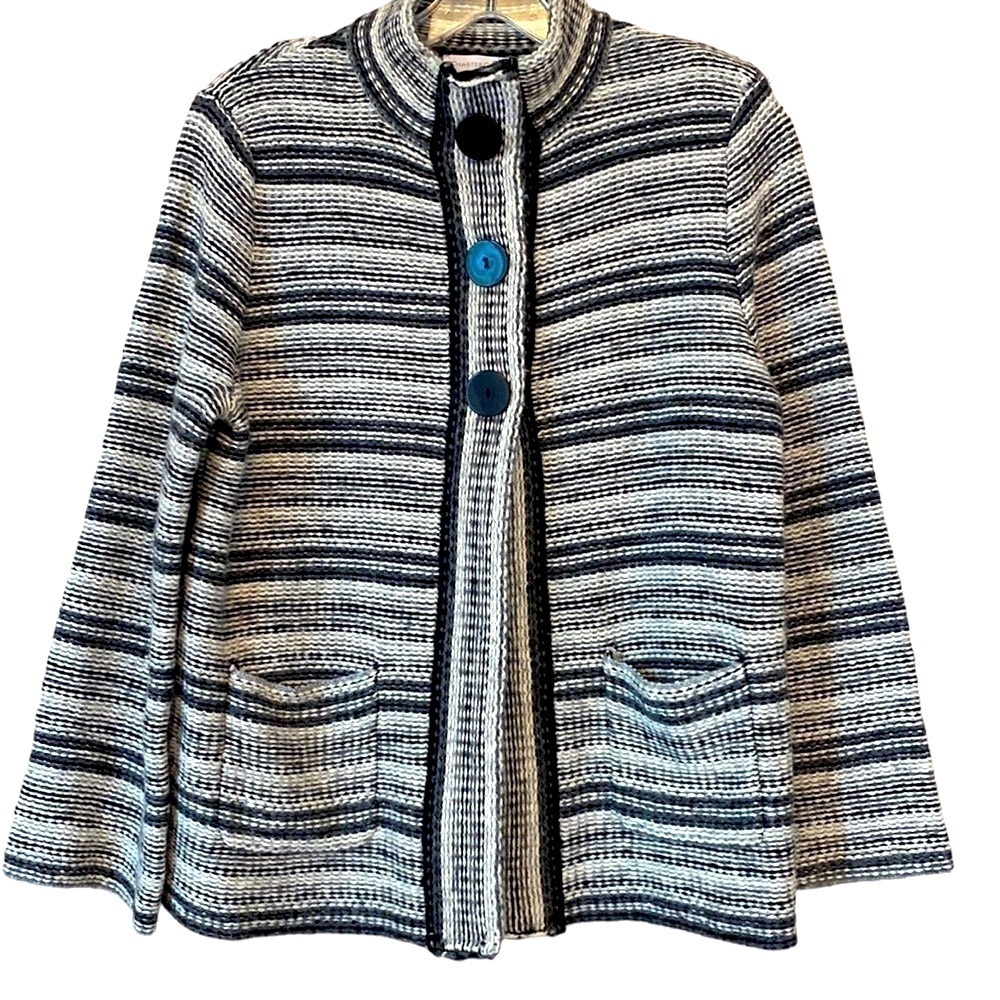 Cardigan Sweater jacket by Charter Club. Front snap closure Wool blend Medium
C